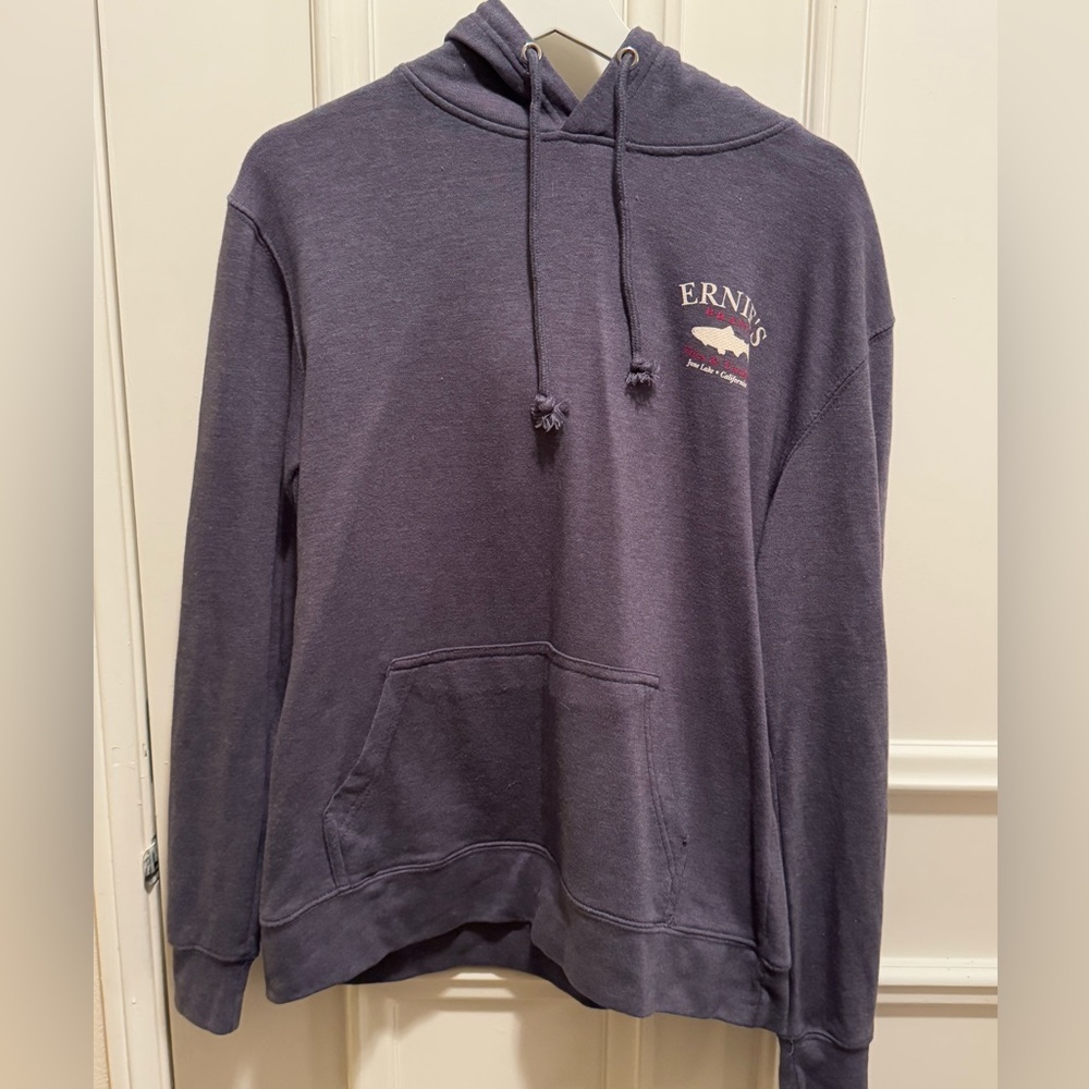 Original June Lake Fish Shop Hoodie Size L